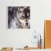 Diamond Painting -DIY Round Drill Wolf Girl(40x40cm)