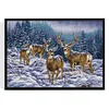Elk-14CT Stamped Cross Stitch Kit(53*38cm)