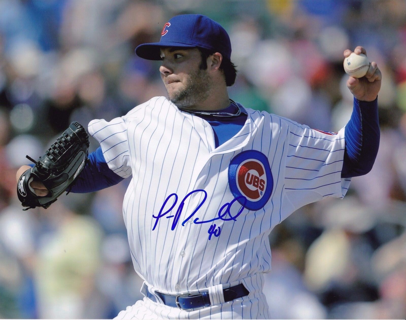 James Russell Autographed 8x10 Chicago Cubs#4