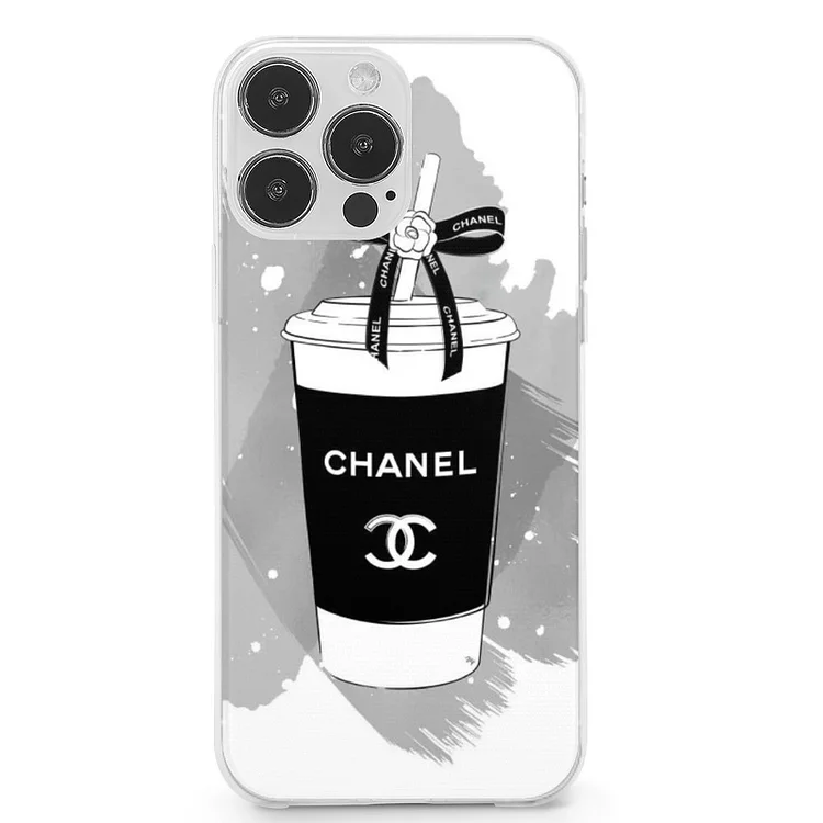 Chanel Soft Drink Mobile Phone Case Shell For IPhone 13 and iPhone14 Pro Max and IPhone 15 Plus Case - Heather Prints Shirts