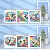 6Pcs Kolibri - 5d DIY Handwerk Grußkarte