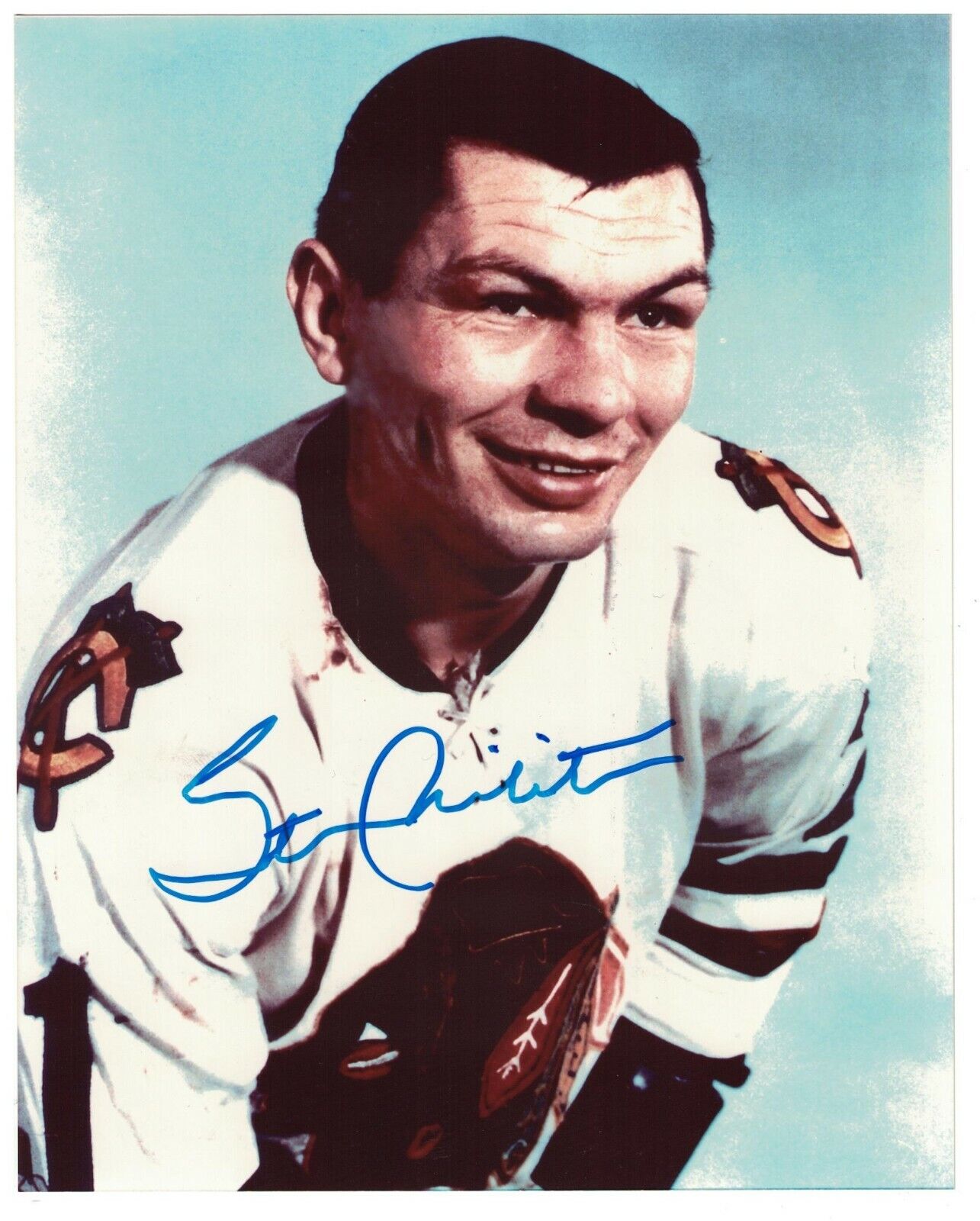 Stan Mikita Signed Autographed 8 x 10 Photo Poster painting Chicago Blackhawks