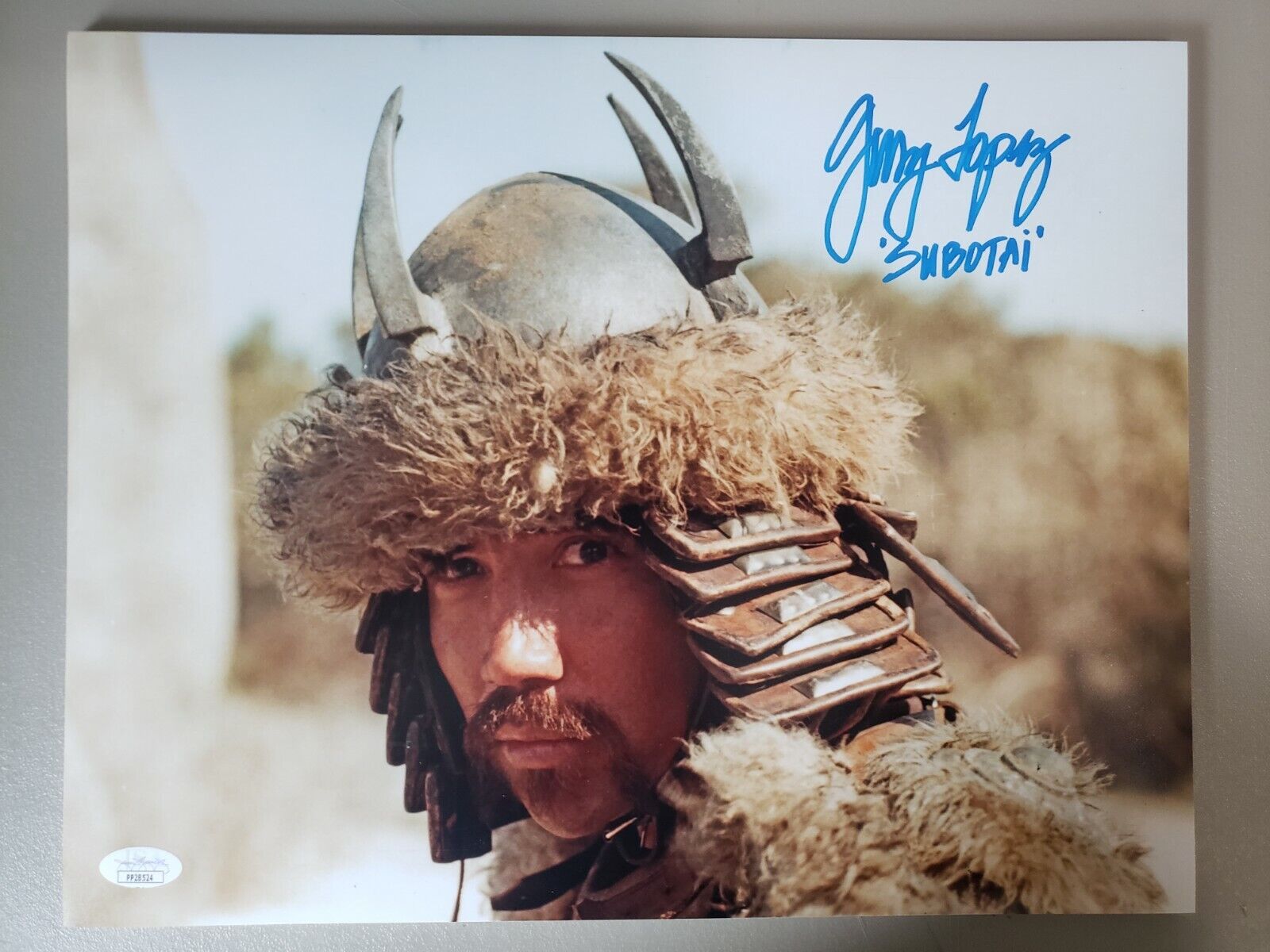 Gerry Lopez Conan the Barbarian 11x14 Autograph, w/ Subotai. Rare. JSA