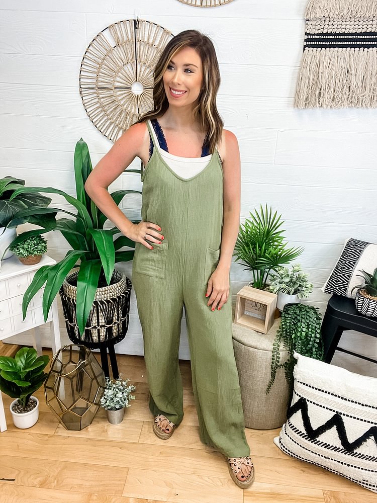 It Comes Naturally Jumpsuit