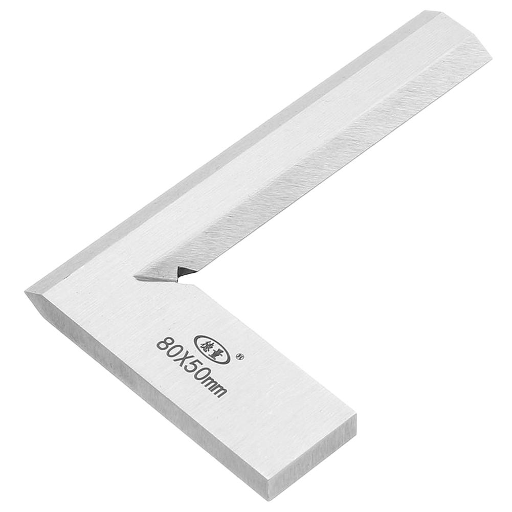

High Precision Edge Square Ruler Right Angle Ruler Engineer Measuring Tool, 80x50mm, 501 Original