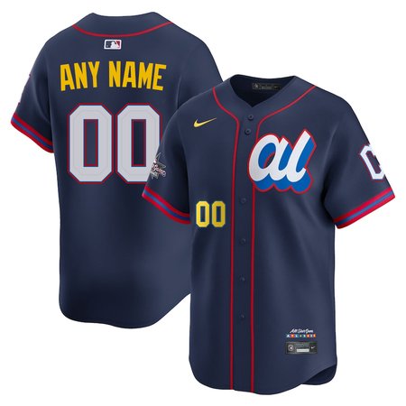 Men's American League Custom Navy 2025 All-Star Edition Limited Player Jersey U6R7