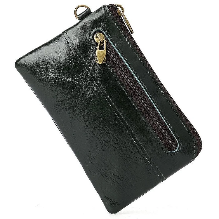 Vintage Leather Wallets Business Clutch Bags Card Holder