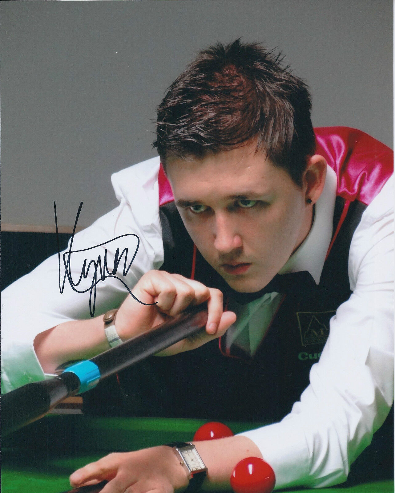 Kyren WILSON SIGNED 10x8 Rare Photo Poster painting Autograph COA AFTAL SNOOKER Player Crucible