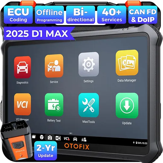 Otofix D1 Lite Plus Automotive Diagnostic Tool Android 11.0 OBD2 Bi Directional Scanner 36 Reset Full System Diagnosis Scanner