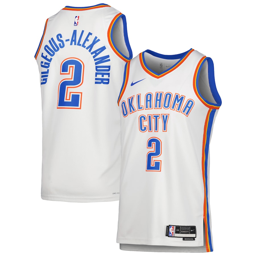 Unisex Oklahoma City Thunder Shai Gilgeous-Alexander White Swingman Jersey - Association Edition mysite