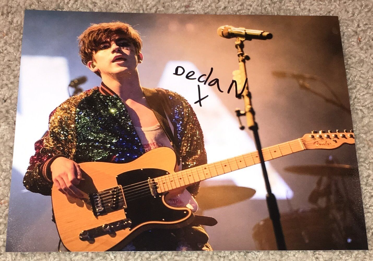 DECLAN MCKENNA BRAZIL SIGNED AUTOGRAPH CONCERT 8x10 Photo Poster painting w/PROOF