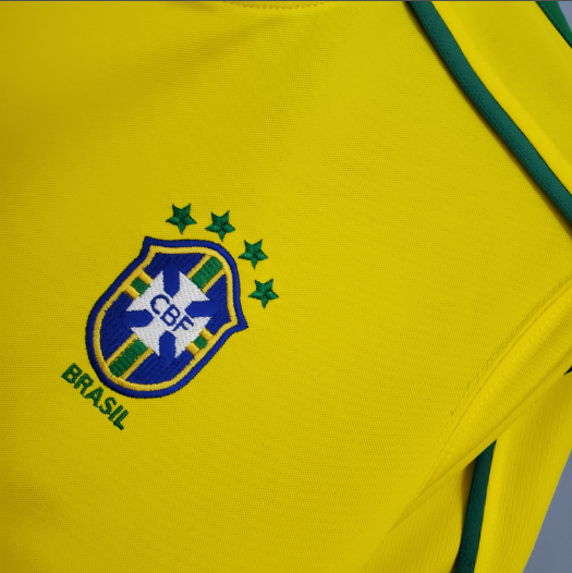 Retro Brazil 1998 home Football shirt Thai Quality