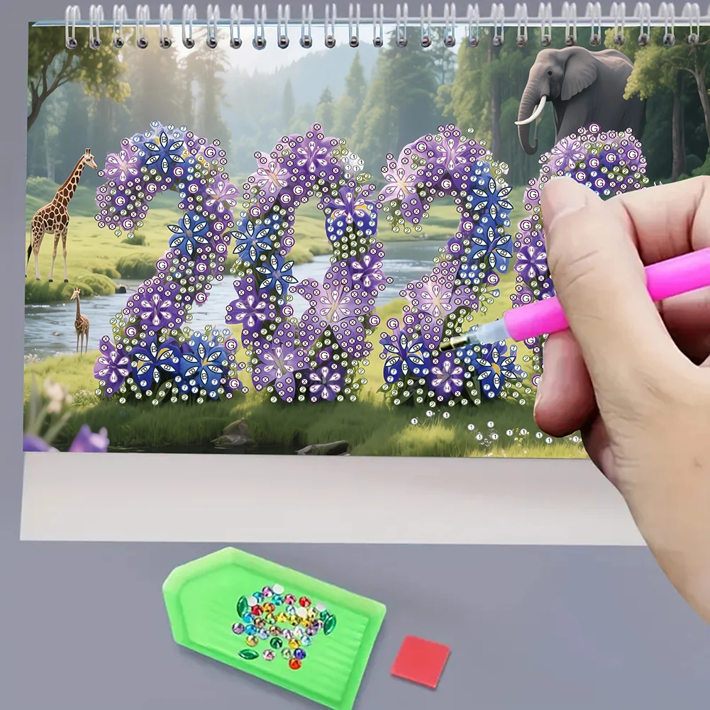 5D/DIY Calendar Crystal Painting Desk Calendars Kit Diamond Painting Calendar