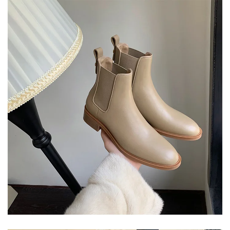 Stunahome Orthopedic Women Arch Support Genuine Leather AntiSlip LightWeight Chelsea Boot shopify Stunahome.com