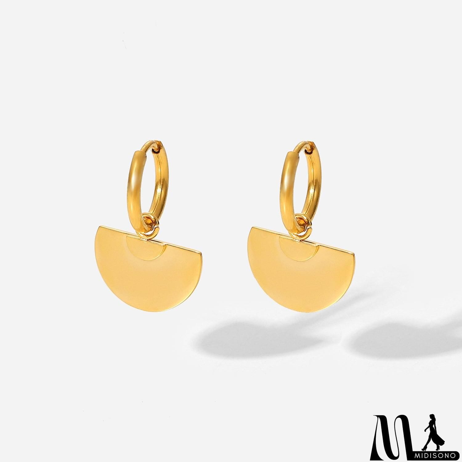 MidiSono - Half-Circle Huggie Hoops