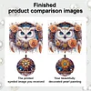 (Pre-Framed)Owl-Special Shape Diamond Painting Kit(25x25cm)