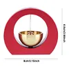 Metal Bell Car Ornament Bell Decorative Wind Bell Doorbell Chime for Home Office