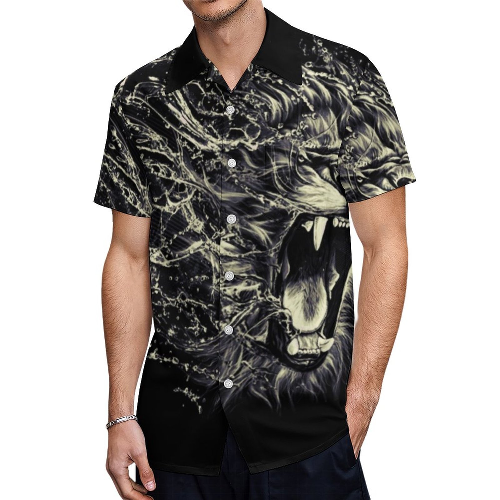 Lion Of Judah Jah Rasta Power Yoga Hawaiian Shirt Mens Button Down Plus Size Tropical Hawaii Beach Shirts