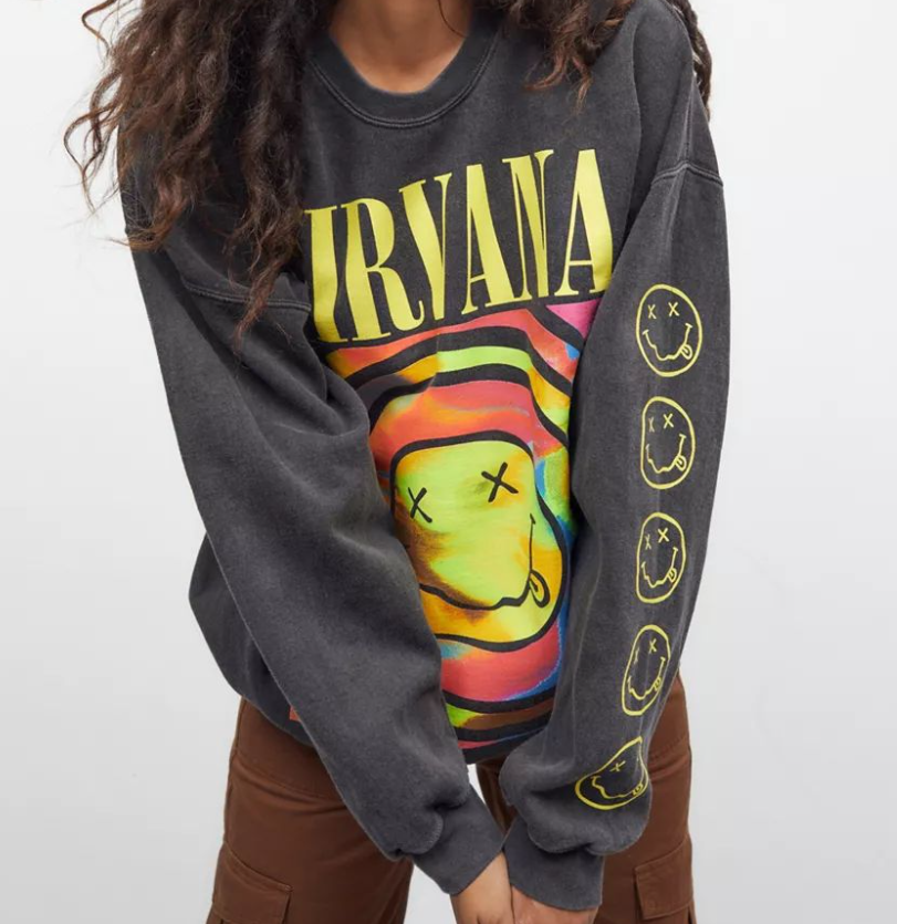Round Neck Casual Fashion Letter Print Women's Sweatshirt