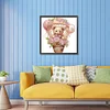 Flower Balloon Bear - Crystal Rhinestone Diamond Painting