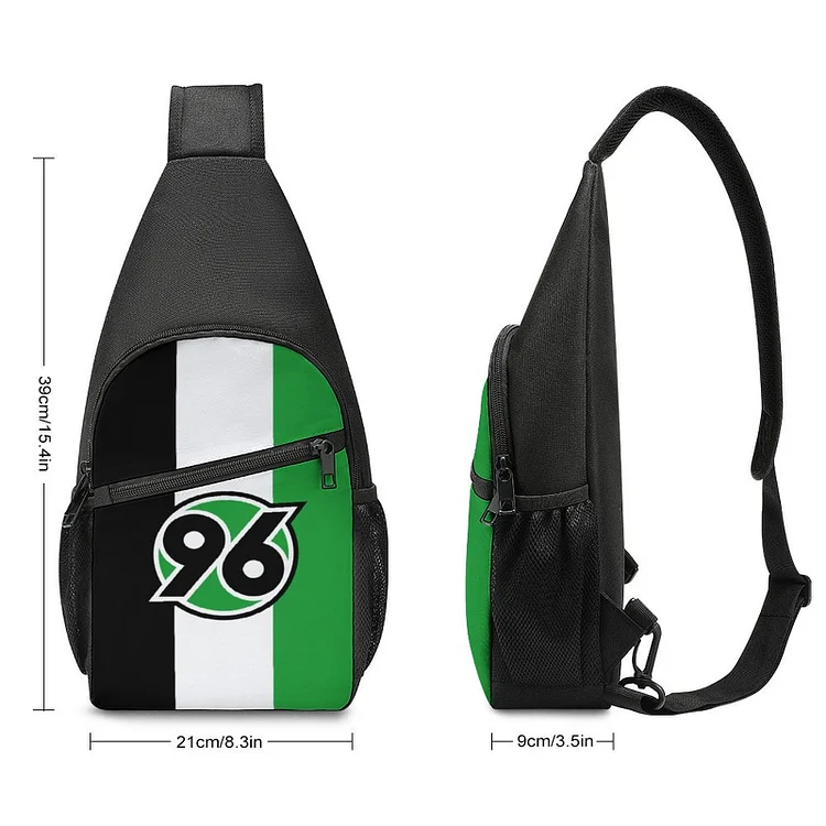 Hannover 96 Crossbody Backpack Leichte Umhängetaschen Sling-Rucksack
