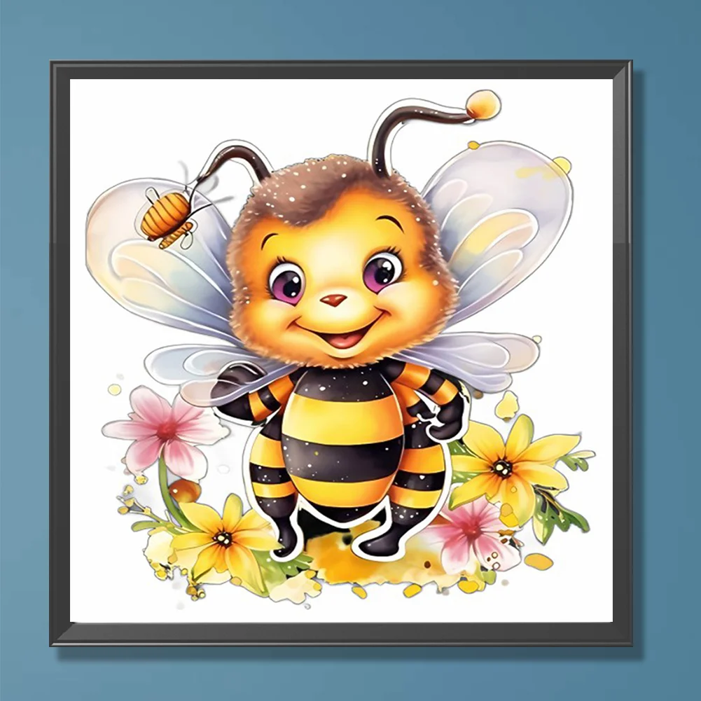 DIY Paint By Number 40*40cm - Hard-Working Bees