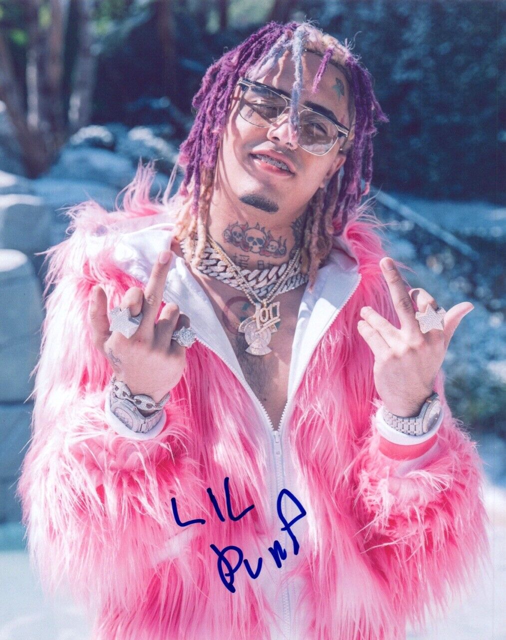 Lil Pump Signed Autographed 8x10 Photo Poster painting Hip Hop Rapper COA