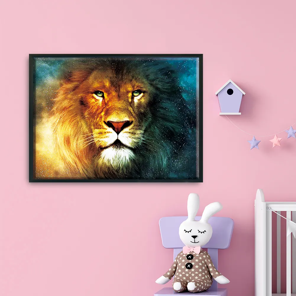 14ct Counted Cross Stitch - Lion(40*50cm)