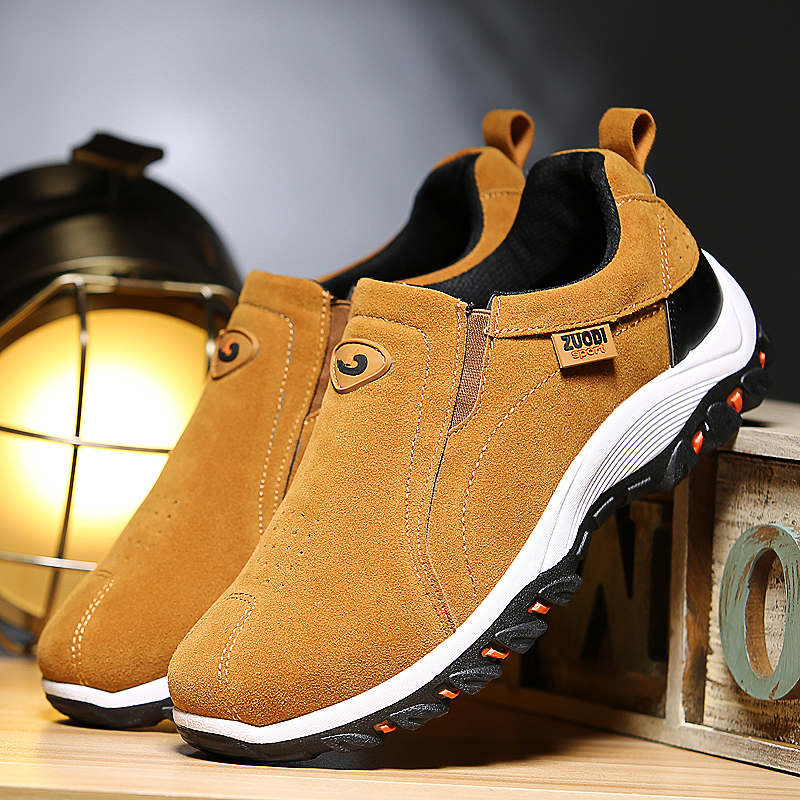(Fast Shipping & 3 Pairs Free Shipping)Men's Lightweight Sneaker Outdoor Slip On Casual Walking Shoes 