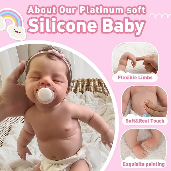 12"/16" Flexible Full Body Silicone Reborn Baby — Bover & Fukin