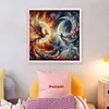 Sun And Moon Phoenix-11CT Stamped Cross Stitch 50*50cm tapestrymarket