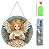 (US Only)Angel Girl Theme 2D Flat DIY Diamond Art Pendant Wall Decor for Home & Windows