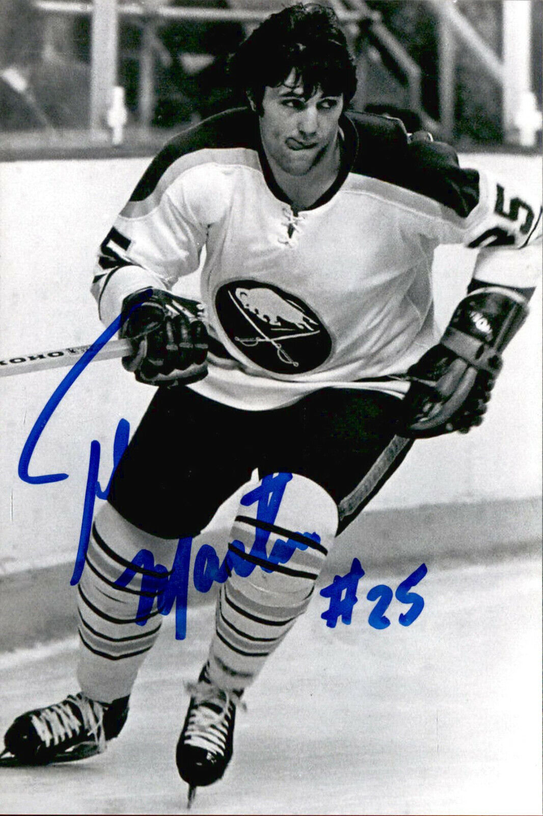 Terry Martin SIGNED autographed 4x6 Photo Poster painting BUFFALO SABRES #2