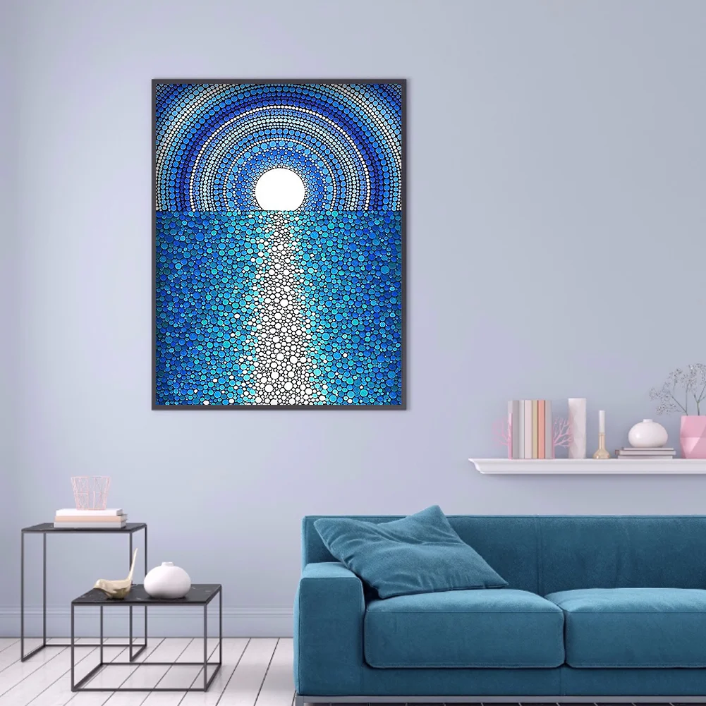 Diamond Painting - Full Crystal Rhinestone - Sea Surface(30*40cm)