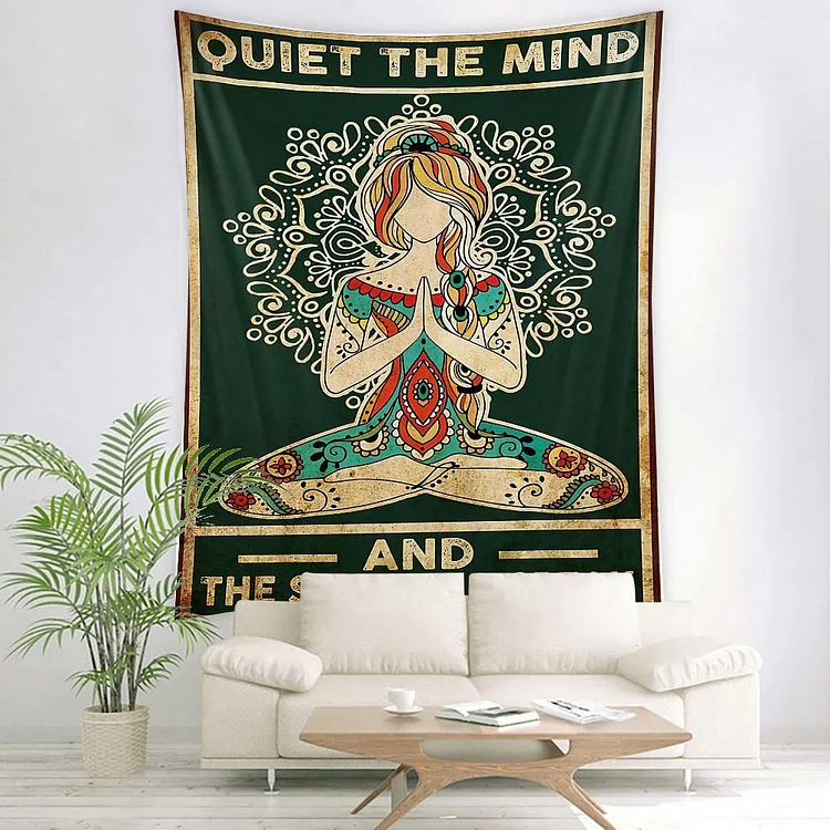 Olivenorma Yoga Meditation Chakra Pattern Tapestry