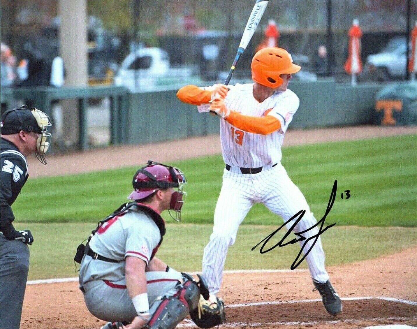 Andre Lipcius Tennessee Vols autograph signed 8x10 baseball Photo Poster painting Tigers