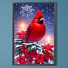 Diamond Painting-5D Full Round Drill Christmas Cardinals(60*40 cm)