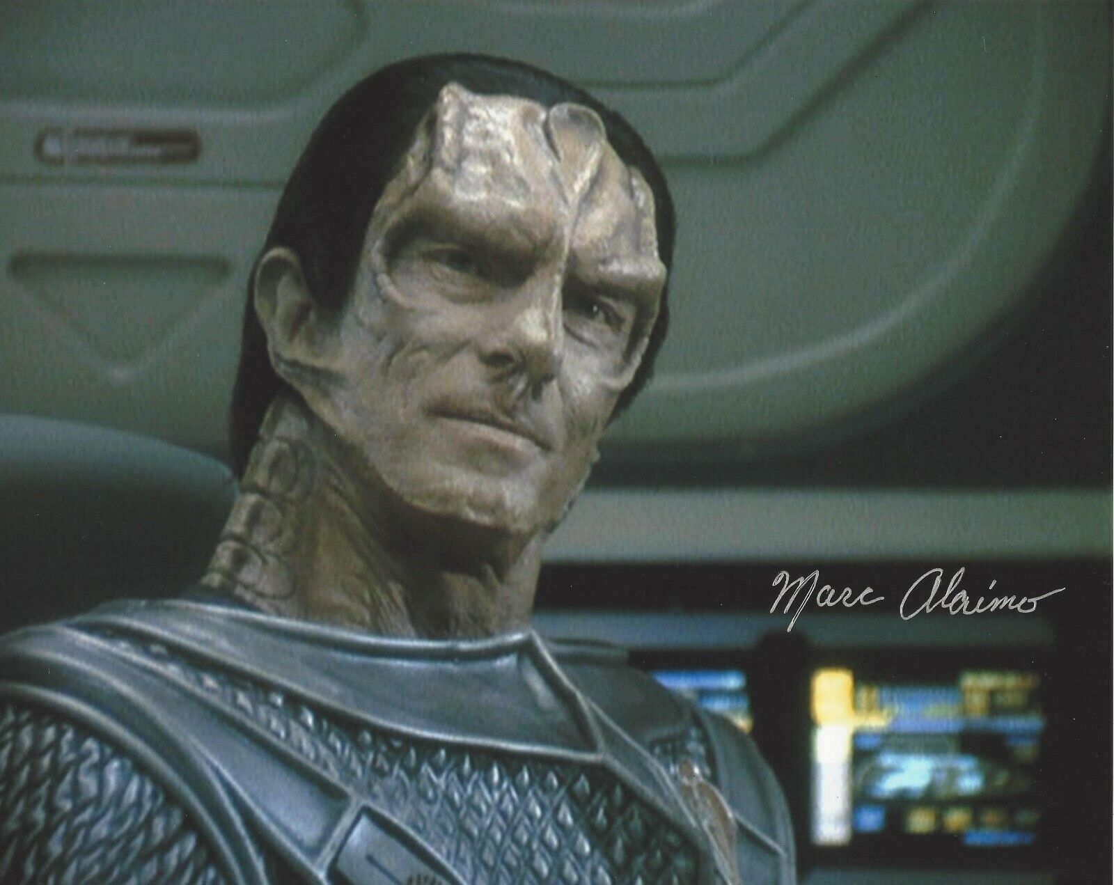 MARC ALAIMO SIGNED AUTHENTIC 'STAR TREK' GUL DUKAT 8x10 Photo Poster painting 1 w/COA ACTOR DS9