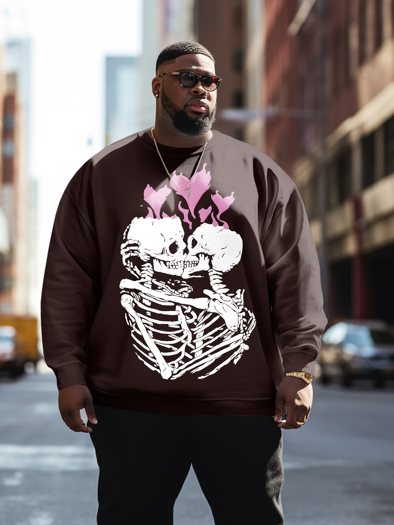 Men's Plus Size Til Death Do Us Part Sweatshirt