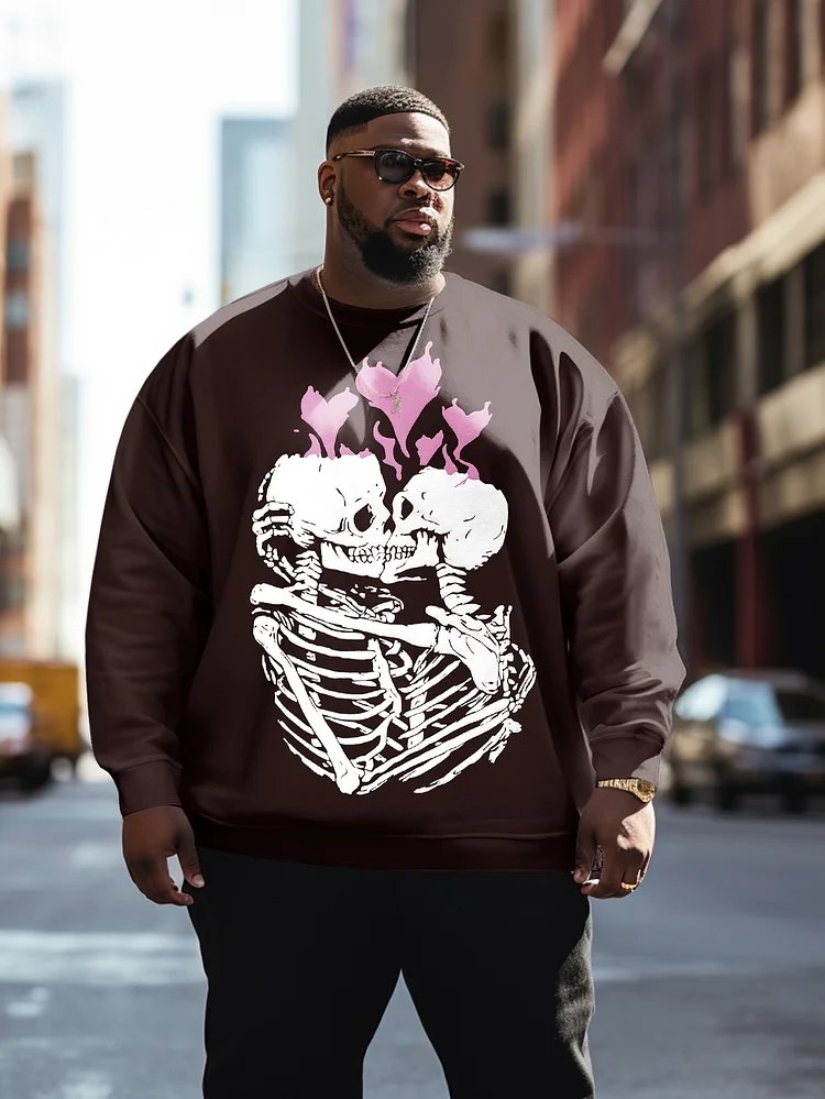 Men's Plus Size Til Death Do Us Part Sweatshirt