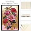(US Local)Special Shaped Rose 50 Pages Diamond Painting Notebook for Adults Beginners