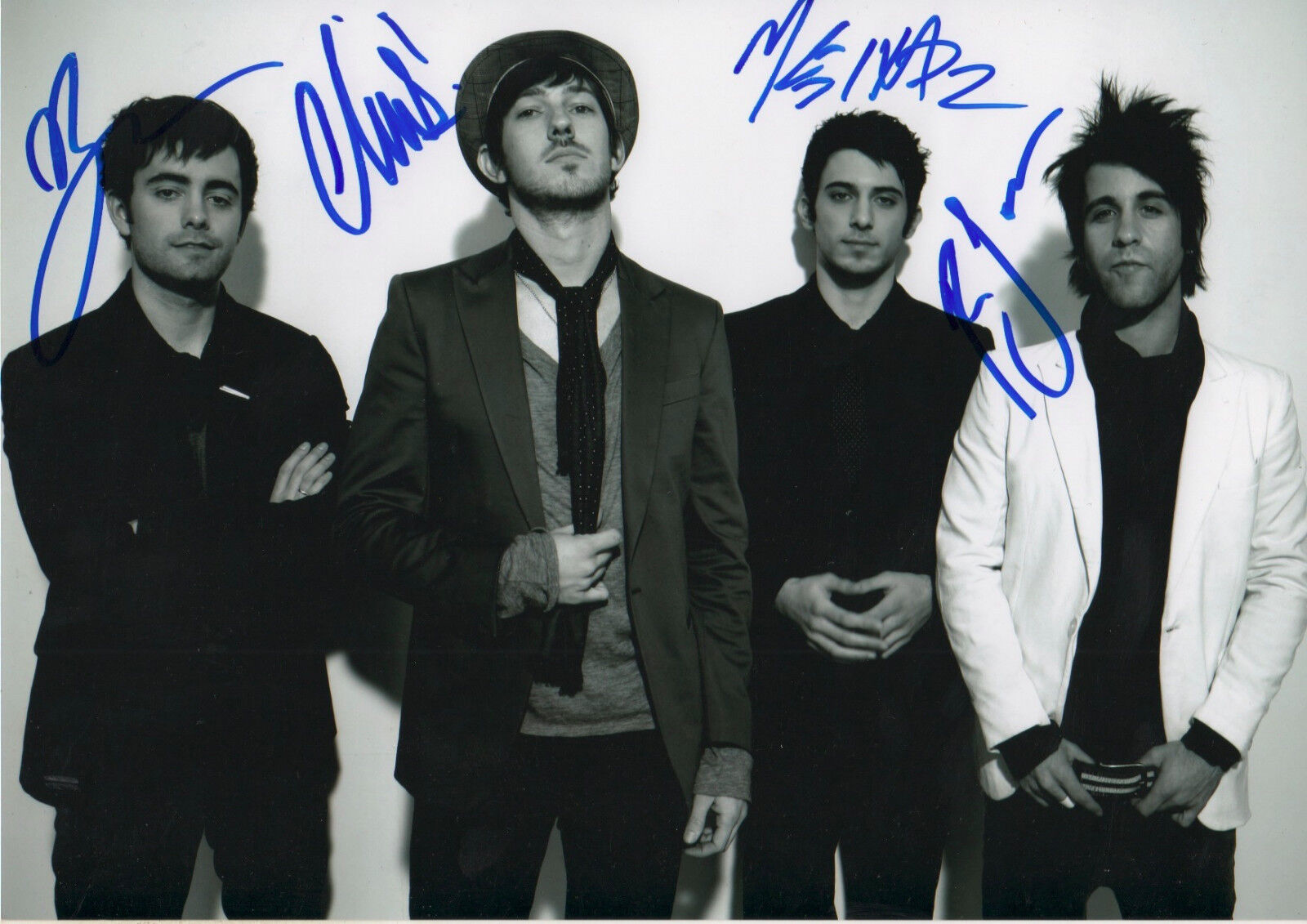 Melee Band full signed 8x12 inch Photo Poster painting autographs