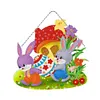 5D DIY Special Shaped Diamond Painting Easter Egg Bunny Festival Hanging With Lamp String Kit