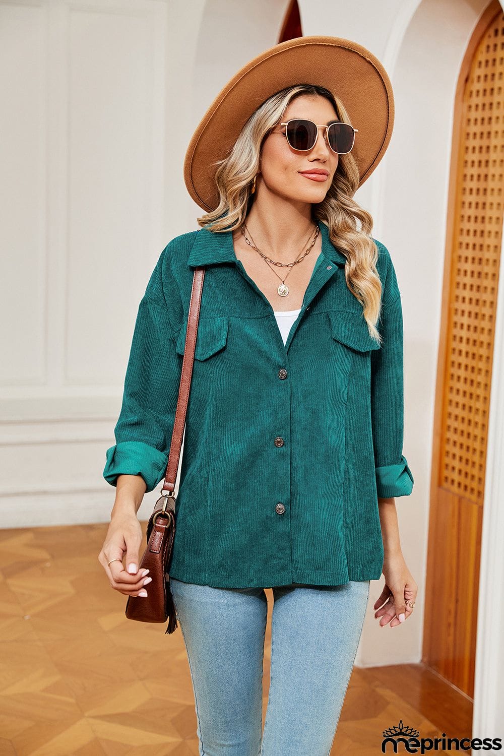 Button Down Collared Jacket
