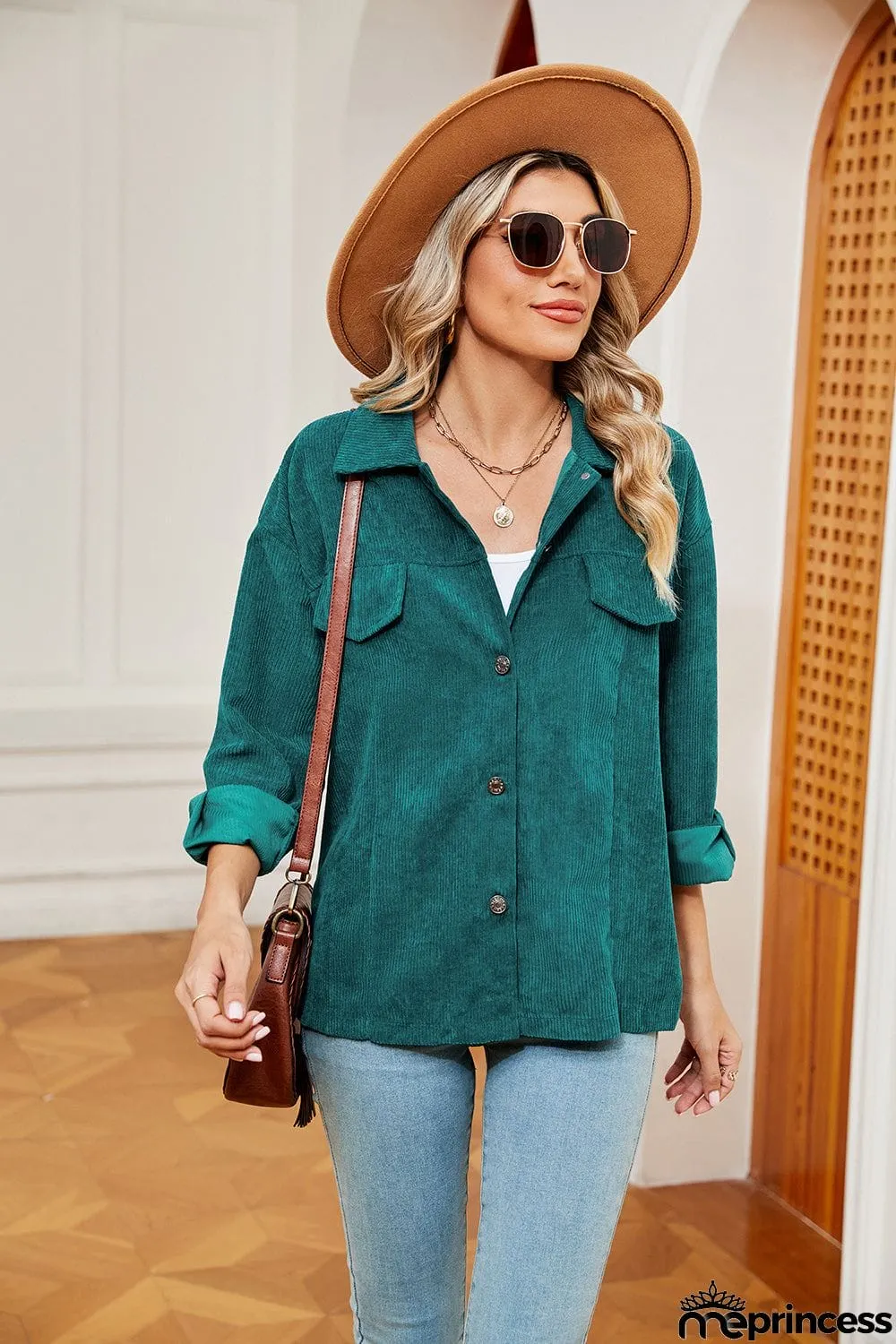 Button Down Collared Jacket