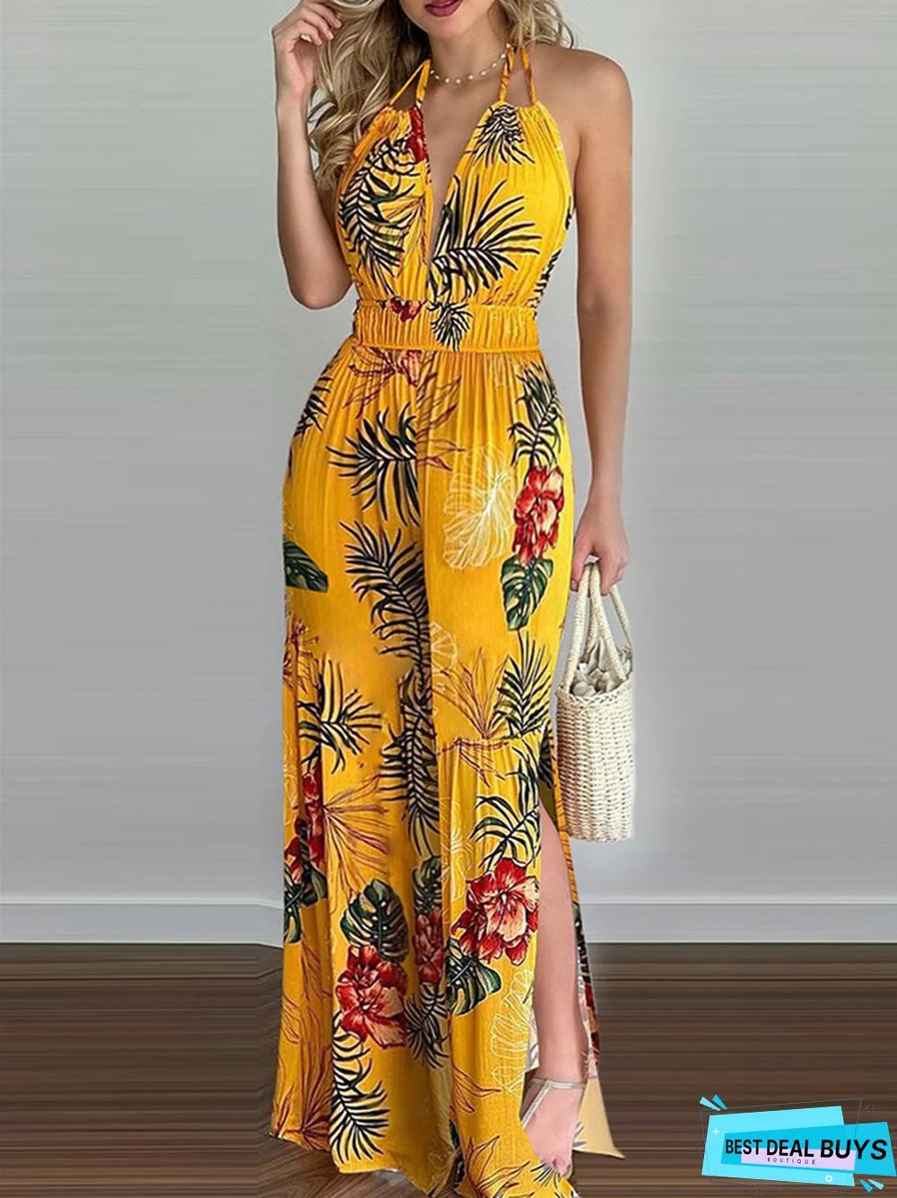 New Dress Digital Print Colorful One-Piece Girl