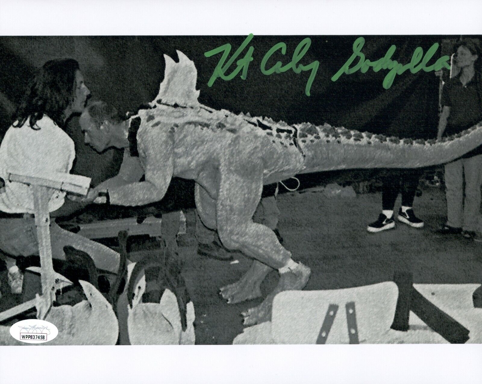 KURT CARLEY Signed GODZILLA Suit Performer 8x10 Photo Poster painting Autograph JSA COA WPP Cert