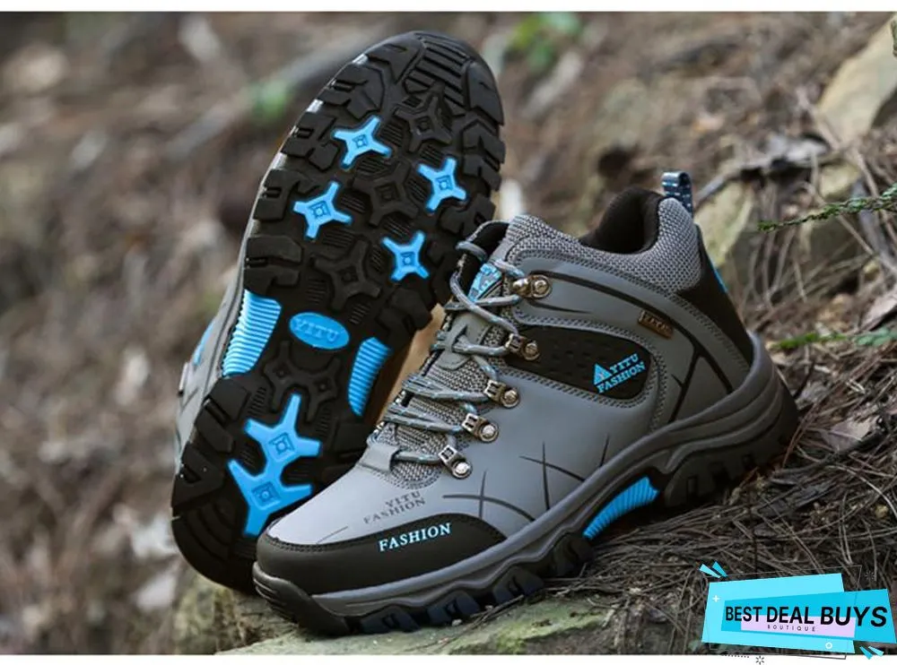 Men Winter Snow Boots Super Warm Men's Boots Waterproof Sneakers Outdoor Male Hiking Boots Work Shoes