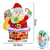 Diamond Painting Crystal Christmas Acrylic Statue Desktop Rhinestone Mosaic Art Kit