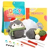  Penguin Crochet Kit with Step-By-Step Video Tutorials, Crochet Hooks for Gift Home decor